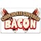 Signmission Chocolate Covered Bacon Banner Concession Stand Food Truck Single Sided B-72 Chocolate Covered Bacon19 - alternate 1